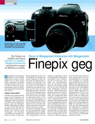 ColorFoto: Finepix gegen Coolpix (Ausgabe: 3)