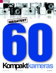 ColorFoto: „60 Kompaktkameras“ - 8 Megapixel (Ausgabe: 7)