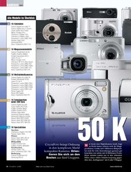 ColorFoto: „50 Kameras - Qualität für wenig Geld“ - 10 Markenkameras unter 200 Euro (Ausgabe: 4)