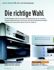 stereoplay: „Die richtige Wahl“ - DVD Player (Ausgabe: 12)