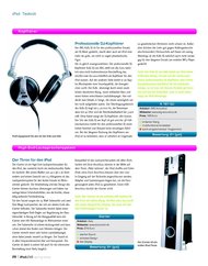 iPod & more: iPod-Zubehör (Ausgabe: 2)