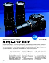 DigitalPHOTO: Zoompower von Tamron (Ausgabe: 4)