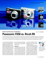 DigitalPHOTO: Panasonic FX50 vs. Ricoh R5 (Ausgabe: 12)