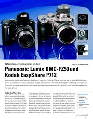 DigitalPHOTO: Panasonic Lumix DMC-FZ50 und Kodak EasyShare P712 (Ausgabe: 10)