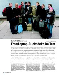 DigitalPHOTO: Foto/Laptop-Rucksäcke im Test (Ausgabe: 10)