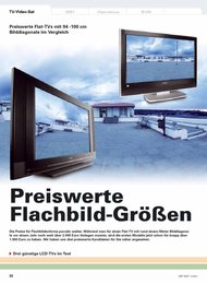 HiFi Test: Preiswerte Flachbild-Größen (Ausgabe: 1)