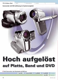 HiFi Test: Hoch aufgelöst auf Platte, Band und DVD. (Ausgabe: 2)