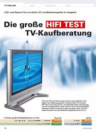 HiFi Test: Die große HiFi Test TV-Kaufberatung (Ausgabe: 6)