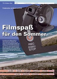HiFi Test: „Filmspaß für den Sommer“ - MiniDV (Ausgabe: 3)