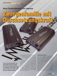 CAR & HIFI: Zwergenfamilie mit Durchsetzungskraft (Ausgabe: 1)