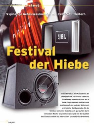 CAR & HIFI: Festival der Hiebe (Ausgabe: 1)