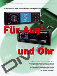 CAR & HIFI: „Für Aug' und Ohr“ - DVD-Tuner (Ausgabe: 4)