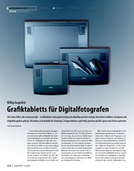 DigitalPHOTO: Grafiktabletts für Digitalfotografen (Ausgabe: 3)