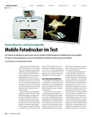 DigitalPHOTO: Mobile Fotodrucker im Test (Ausgabe: 5)