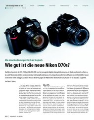 DigitalPHOTO: Wie gut ist die neue Nikon D70s? (Ausgabe: 7-8/2005)