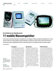 DigitalPHOTO: Die Schuhkästen der Digitalfotografen 10 mobile Massenspeicher (Ausgabe: 9)