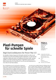 MAC LIFE: Pixel-Pumpen für schnelle Spiele (Ausgabe: 7)