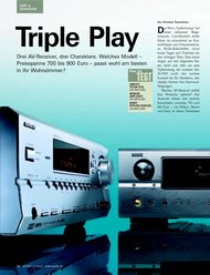 AUDIO/stereoplay: Triple Play (Ausgabe: 11)