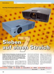 HiFi Test: „Sieben auf einen Streich“ - Einstiegsklasse (Ausgabe: 5)