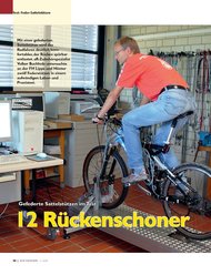 Radfahren: 12 Rückenschoner (Ausgabe: 11-12/2007)