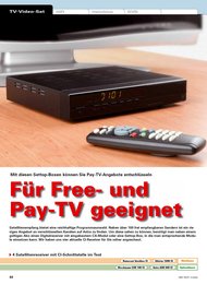 HiFi Test: Für Free- und Pay-TV geeignet (Ausgabe: 1)