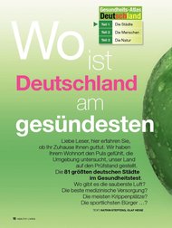 healthy living: Wo ist Deutschland am gesündesten? (Ausgabe: 9)