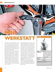 Radfahren: Mini-Werkstatt (Ausgabe: RadKatalog 2008)