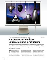 DigitalPHOTO: Hardware zur Monitorkalibration und -profilierung (Ausgabe: 5)