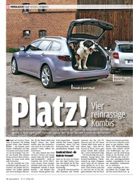 Auto Bild: Platz! Vier reinrassige Kombis (Ausgabe: 12)