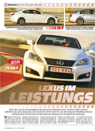 Auto Bild: Lexus im Leistungsrausch (Ausgabe: 6)