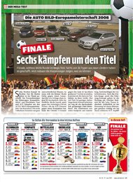 Auto Bild: Finale - Sechs kämpfen um den Titel (Ausgabe: 26)