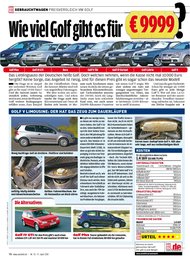 Auto Bild: Wieviel Golf gibt es für 9.999€? (Ausgabe: 15)