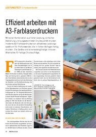 FACTS: Effizient arbeiten mit A3-Farblaserdruckern (Ausgabe: 8)