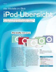 iPod & more: iPod-Übersicht (Ausgabe: 4)