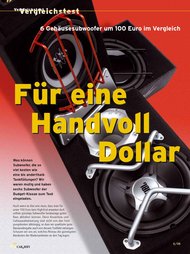 CAR & HIFI: Für eine Handvoll Dollar (Ausgabe: 6)