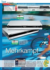 Audio Video Foto Bild: „Mehrkampf“ - DVD-Recorder mit analogem und digitalem Empfangsteil (Ausgabe: 6)
