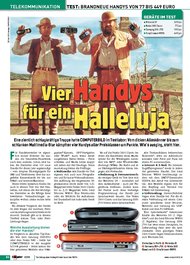 Computer Bild: Vier Handys für ein Halleluja (Ausgabe: 8)