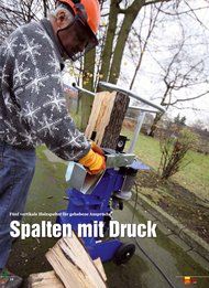 Heimwerker Praxis: Spalten mit Druck (Ausgabe: 1)