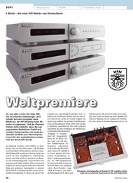 HiFi Test: Weltpremiere (Ausgabe: 2)