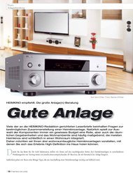 Heimkino: Gute Anlage (Ausgabe: 5-6/2009)