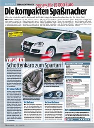 Auto Bild: Die kompakten Spaßmacher (Ausgabe: 15)