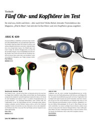 hörBücher: Fünf Ohr- und Kopfhörer im Test (Ausgabe: 2)