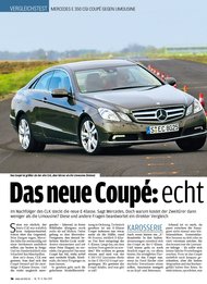 Auto Bild: Das neue Coupé: echt E-Klasse? (Ausgabe: 19)