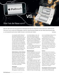 iPod & more: iPodtouch vs. Nintendo DSi - Wer hat die Nase vorn? (Ausgabe: 3)