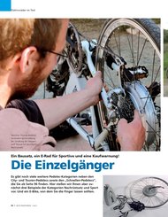 Radfahren: Die Einzelgänger (Ausgabe: 7-8/2009)