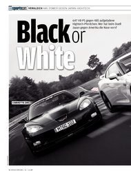 Auto Bild sportscars: Black or White (Ausgabe: 7)