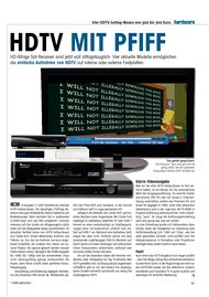 audiovision: HDTV mit Pfiff (Ausgabe: 1)
