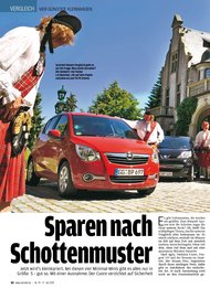 Auto Bild: Sparen nach Schottenmuster (Ausgabe: 29)