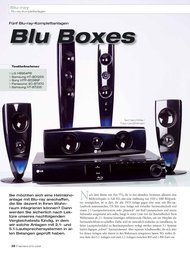 Heimkino: „Blu Boxes“ - 5.1-Systeme (Ausgabe: 9-10/2009)