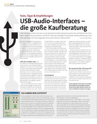 Beat: USB-Audio-Interfaces - die große Kaufberatung (Ausgabe: 1)